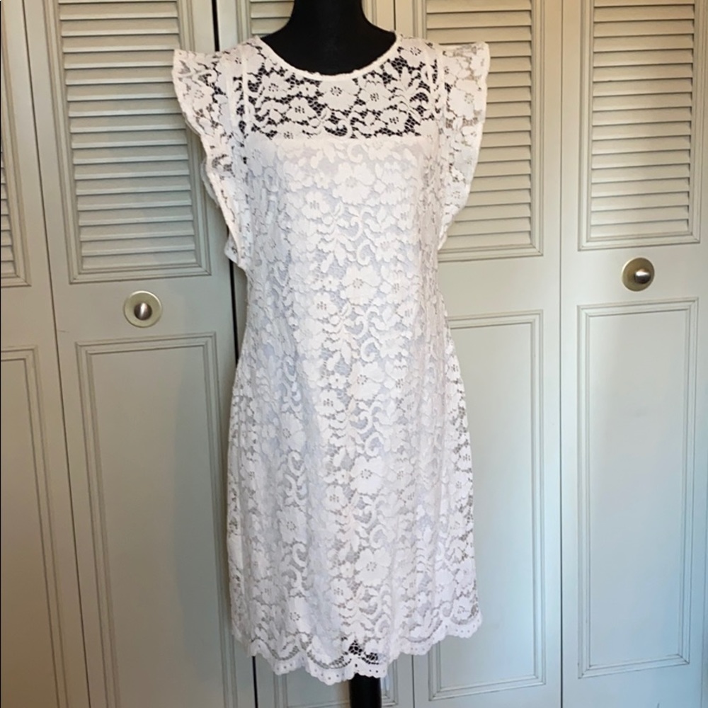 NWOT Ralph Lauren Afiya Dress - white lace
